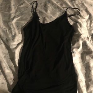Black tank top